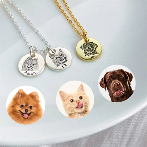 Signature Custom Pet Portrait Necklace